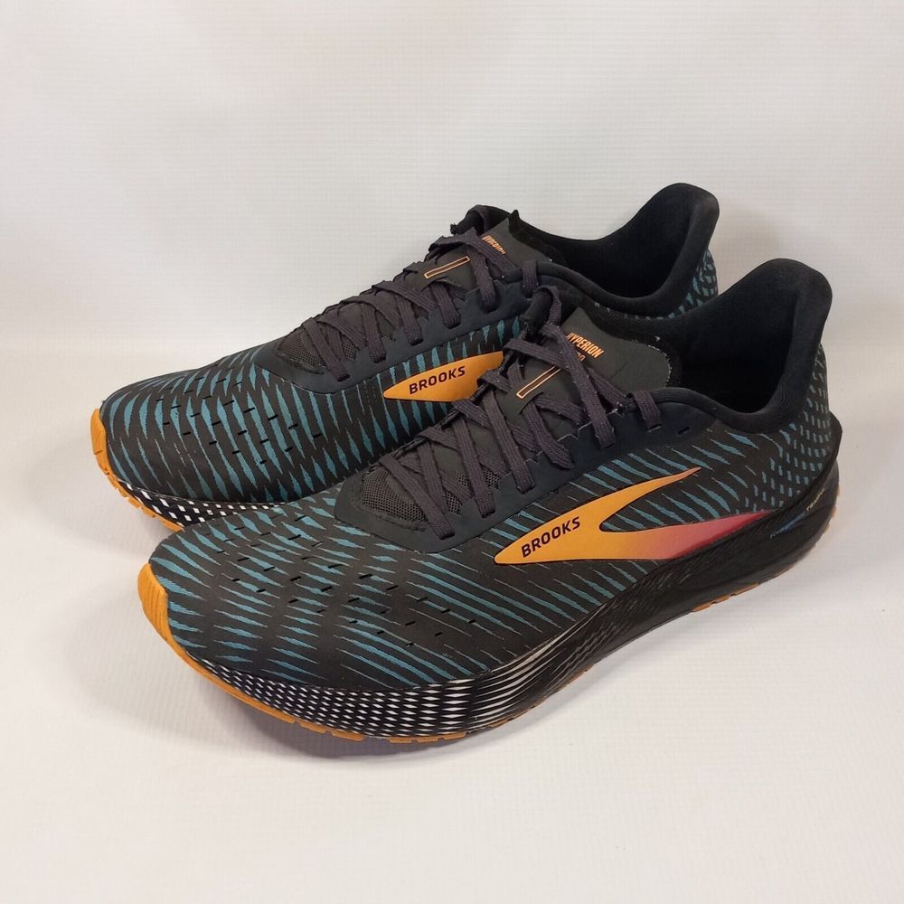 Brooks Athletic Shoes - Black and Orange